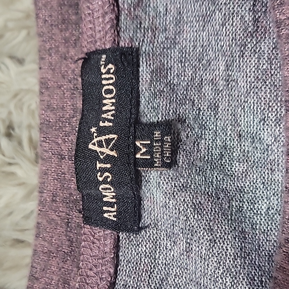 Almost Famous Purple Knit Top - Picture 2 of 2